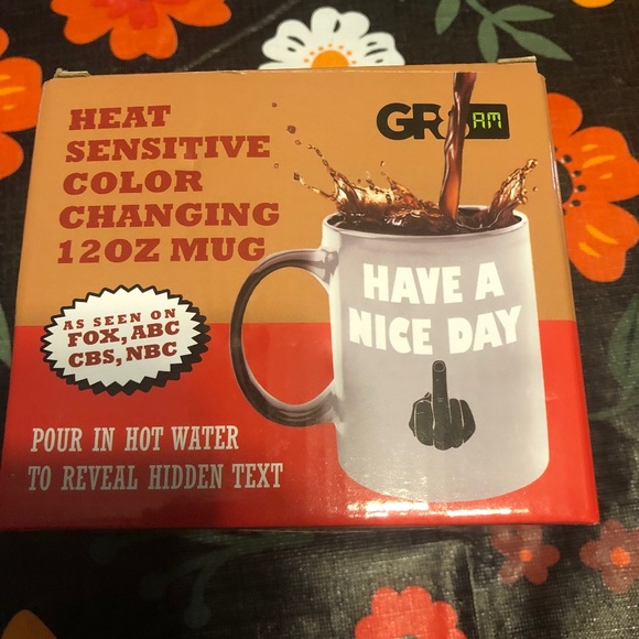 As Seen On TV Heat Sensitive Color Changing Coffee Mug Cup 12 Oz NEW - Picture 8 of 10